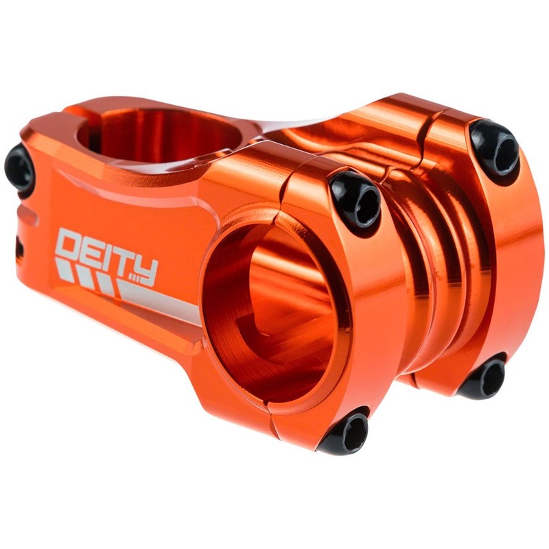 Deity Copperhead Stem – 50mm Length – 31.8mm Clamp – Orange
