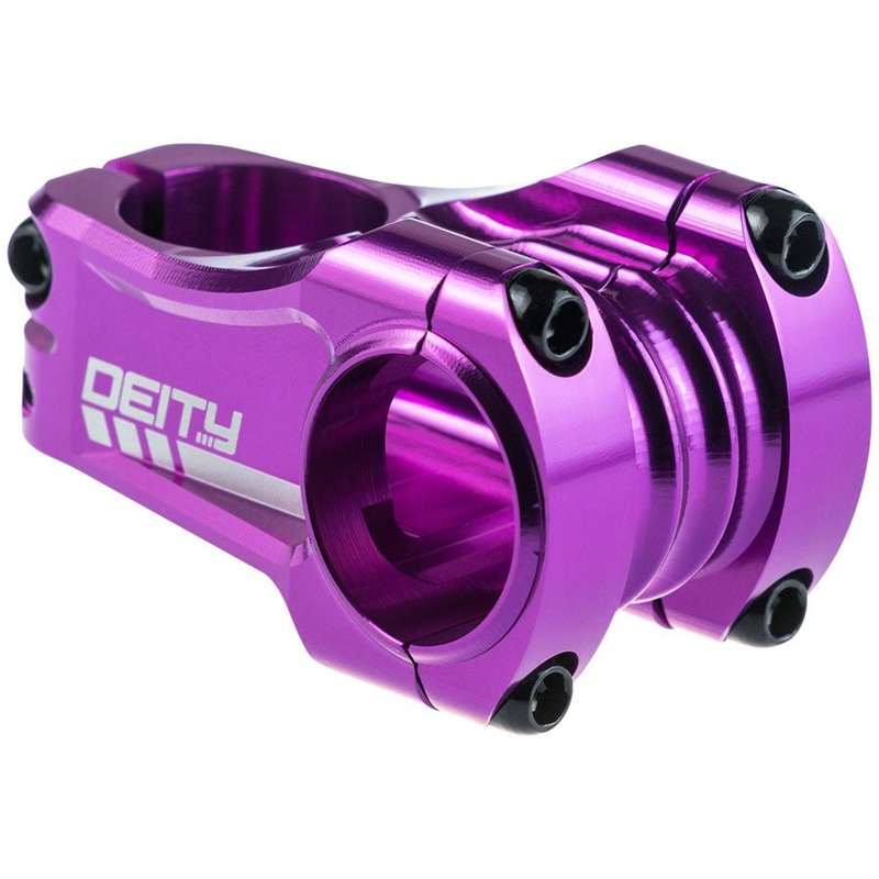 Deity Copperhead Stem – 50mm Length – 35mm Clamp – Purple