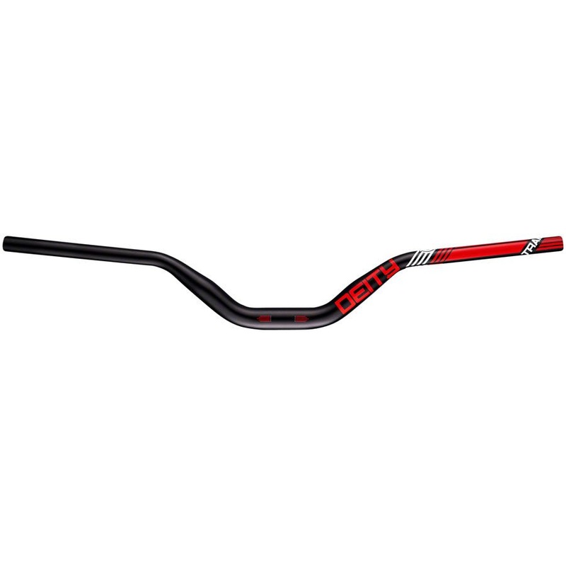 Deity Highside Handlebar – 80mm Rise – 760mm Width – 31.8mm Clamp – Red