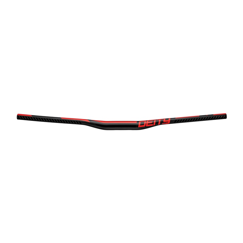 Deity Ridgeline 35 Handlebar – 15mm Rise – 800mm Width – 35mm Clamp –  Red