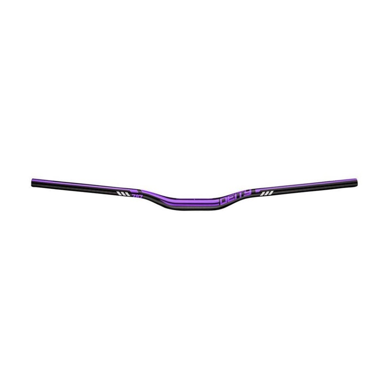 Deity Skyline Handlebar – 25mm Rise – 787mm Width – 31.8mm Clamp – Purple