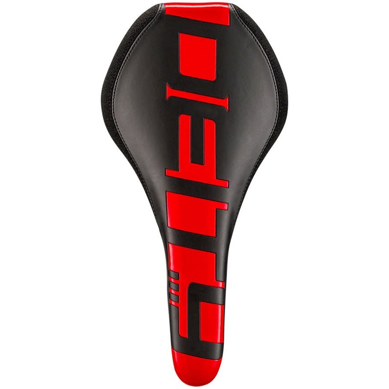 DEITY Speedtrap AM Saddle – Chromoly Black/Red