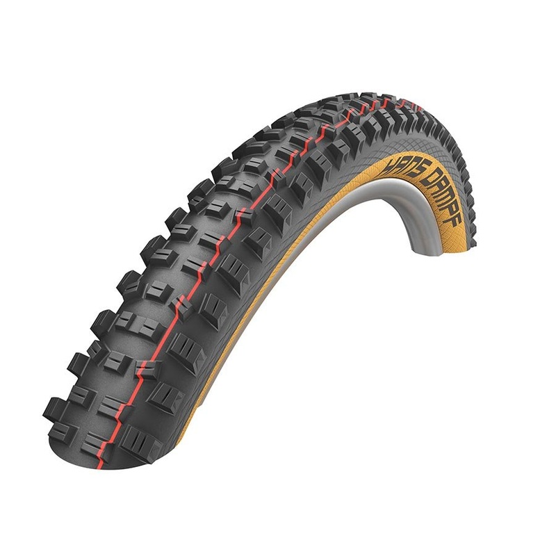Schwalbe Hans Dampf II Addix Tire 29×2.35 Folding Tubeless Ready Addix Soft SnakeSkin 67TPI Tanwall