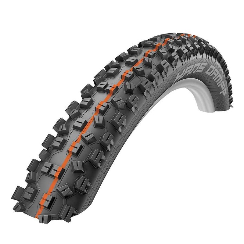 Schwalbe Hans Dampf Tire 29×2.35 Folding Tubeless Ready Addix Soft SnakeSkin 67TPI Black