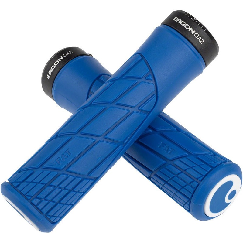 Ergon GA2 Fat Grips – Midsummer Blue Lock-On