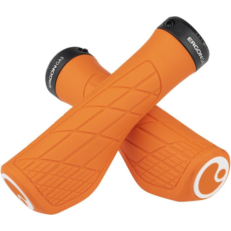 Ergon GA3 Grips – Juicy Orange Lock-On Small