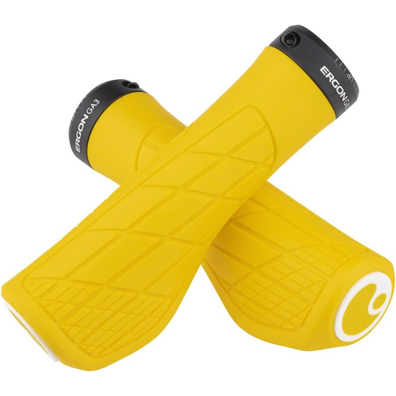 Ergon GA3 Grips – Yellow Mellow Lock-On Large