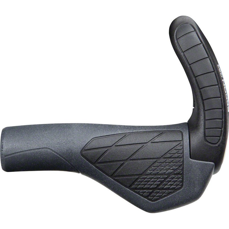 Ergon GS3 Grips – Black/Gray Lock-On Small