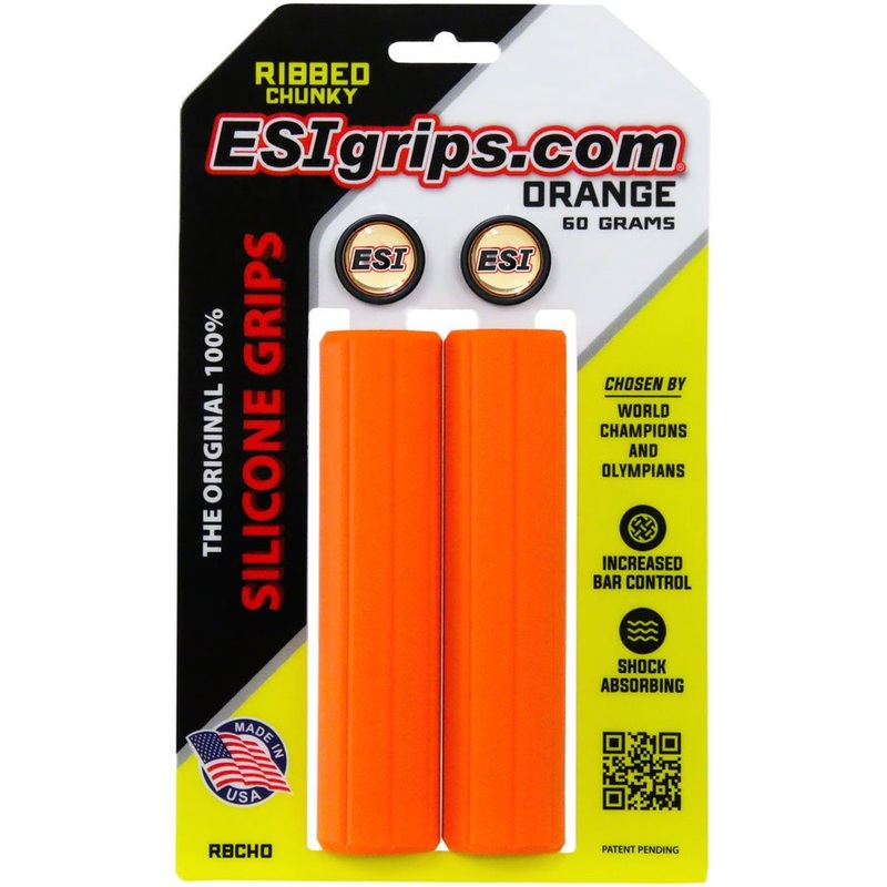 ESI Ribbed Chunky Grips – Orange