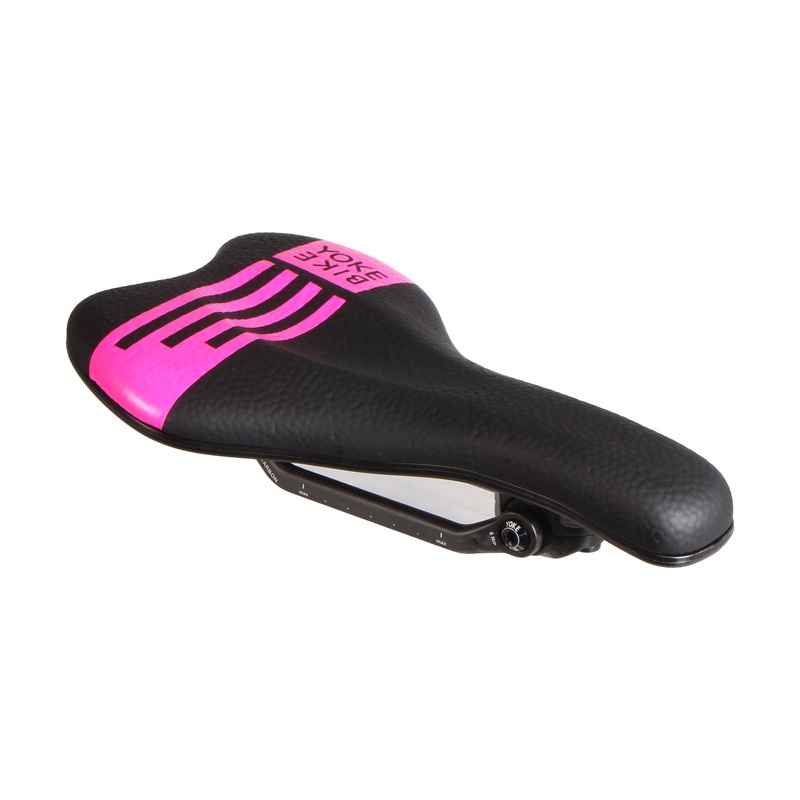 Bike Yoke Sagma Carbon Saddle 142 – Black/Pink