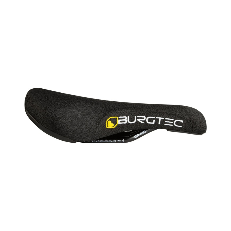 Burgtec The Cloud Boost Saddle Cromo Rail/Plastic Base – Blac