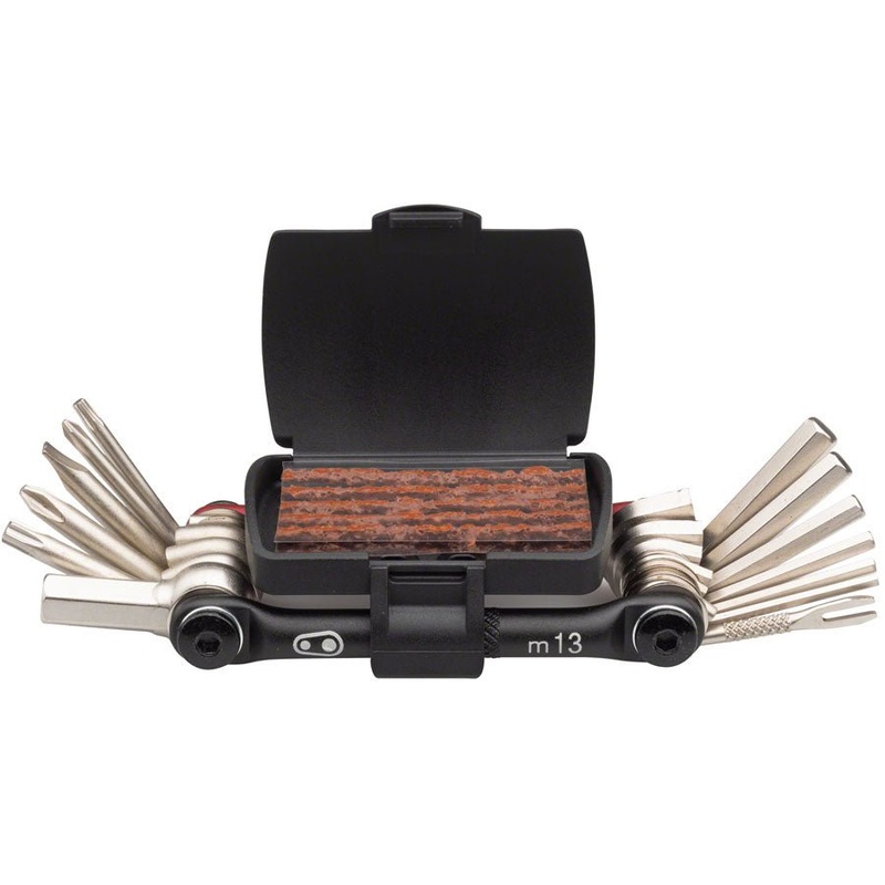 Crank Brothers Multi 13 Tool – Matte Black/Red