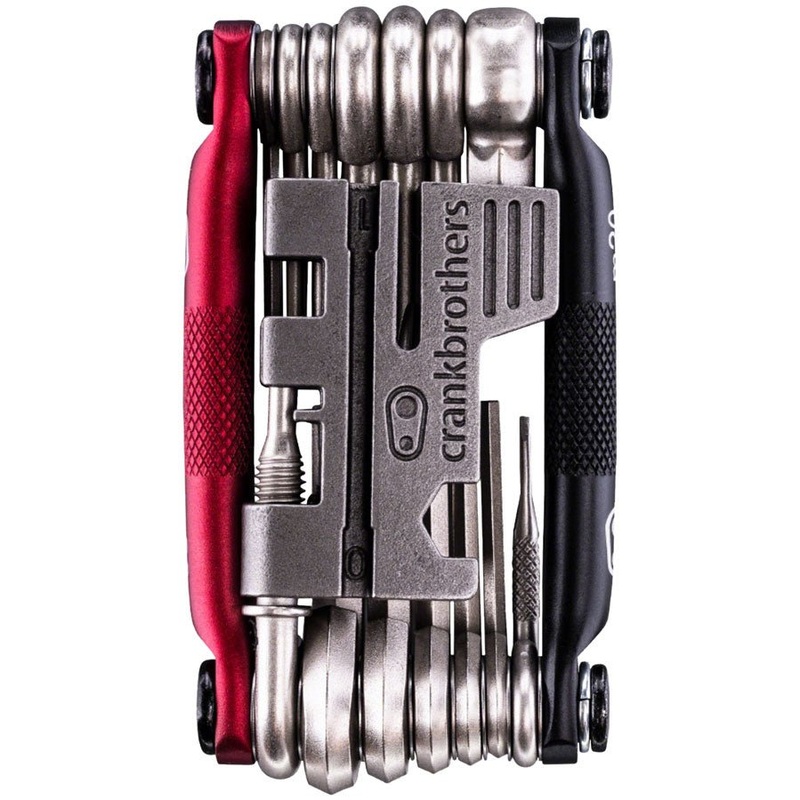 Crank Brothers Multi 20 Tool – Matte Black/Red