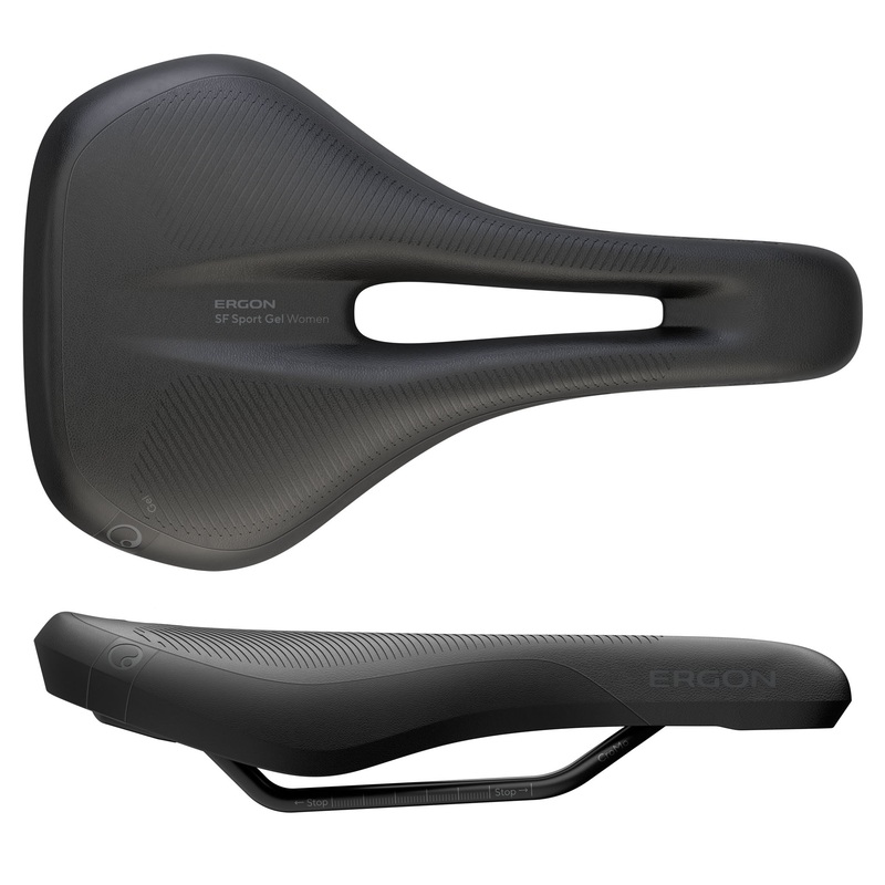 Ergon SF Sport Gel Women’s Saddle – Small/Medium – Black