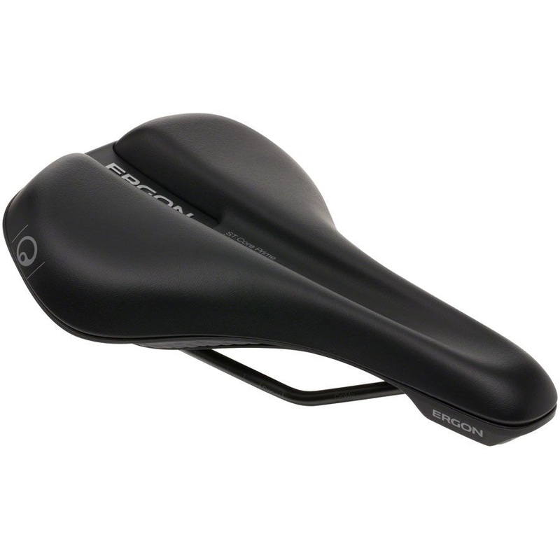 Ergon ST Core Prime Saddle -Black/Gray – Men’s Small/Medium