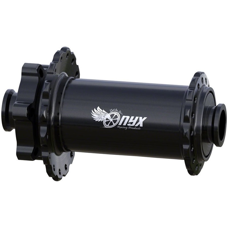 Onyx Vesper Front Hub – 28h – 15x110mm – 6-Bolt – Black