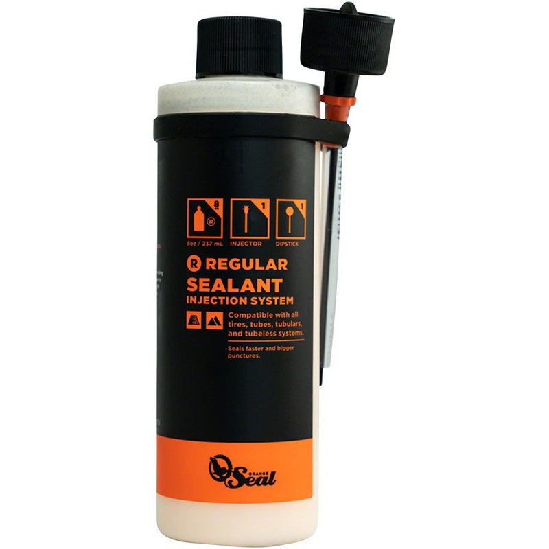 Orange Seal Tubeless Tire Sealant with Twist Lock Applicator – 8oz