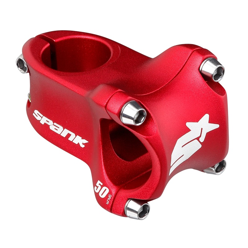 Spank Spike Race 2 Stem – 50mm Length – 31.8mm Clamp – Red