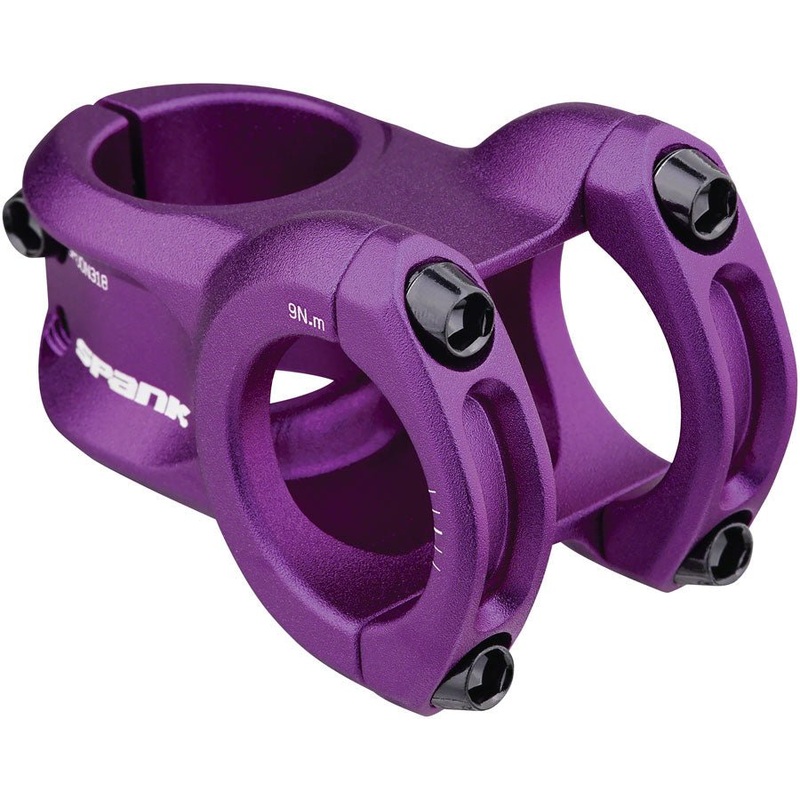 Spank SPOON 318 Stem – 43mm Length – 31.8mm Clamp – Purple