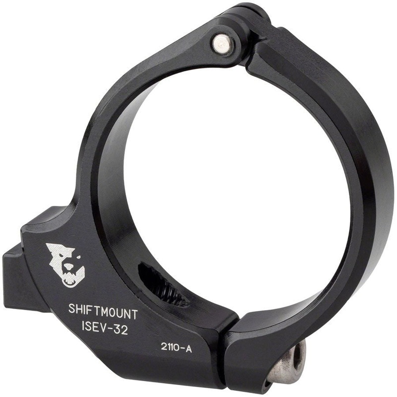 Wolf Tooth ShiftMount Drop Bar Clamp – I-Spec EV Shifter to 31.8mm Handlebar Clamp