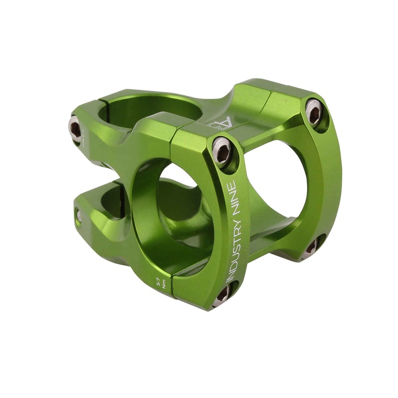 Industry Nine A318 Stem – 31.8mm Clamp – 30mm Length – Lime