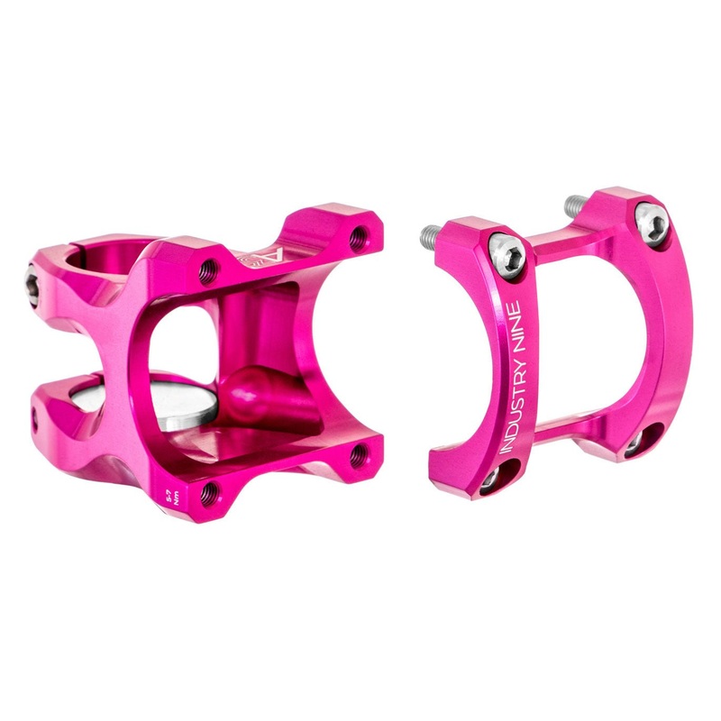 Industry Nine A318 Stem – 31.8mm Clamp – 30mm Length – Pink