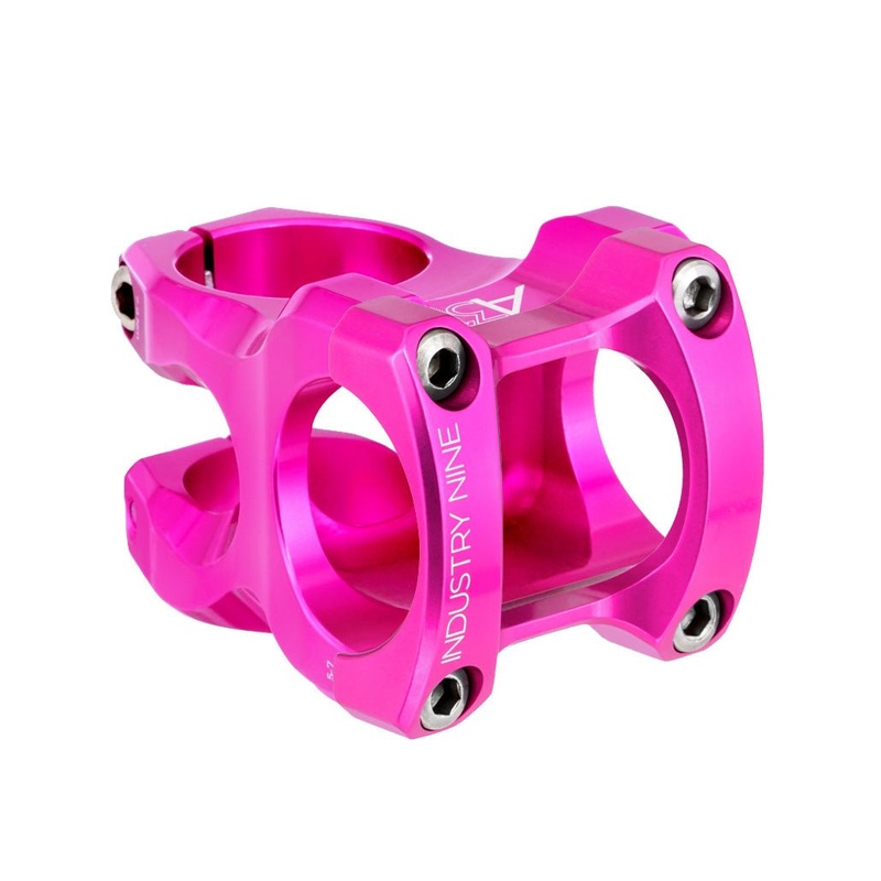 Industry Nine A318 Stem – 31.8mm Clamp – 40mm Length – Pink