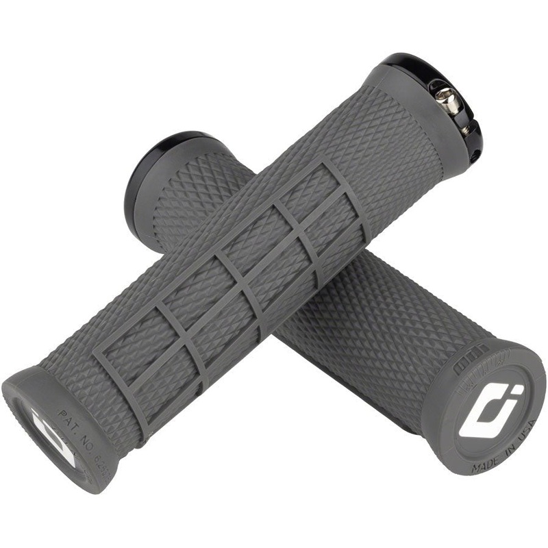 ODI Elite Flow Grips – Graphite Black