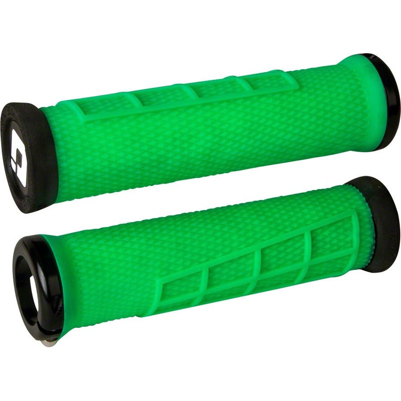 ODI Elite Flow Grips – Retro Green