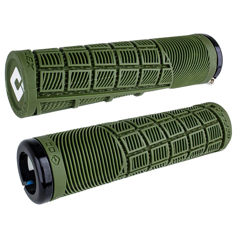 ODI Lock-On MTB Reflex XL Grip – Army Green/Black