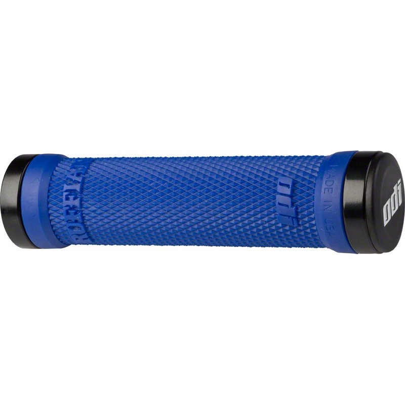 ODI Ruffian Grips – Bright Blue Lock-On