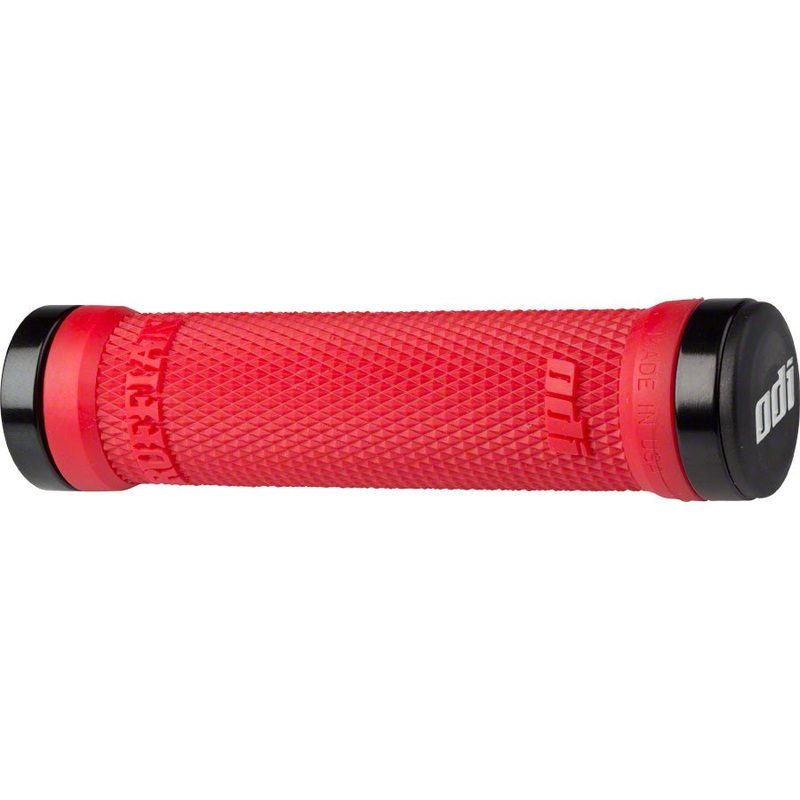 ODI Ruffian Grips – Bright Red Lock-On