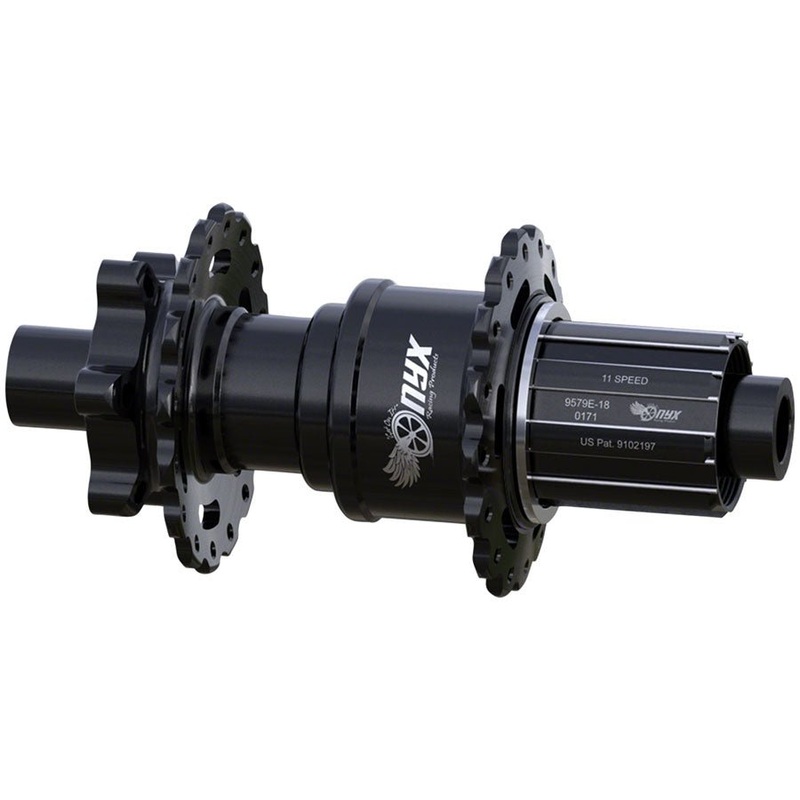 Onyx Vesper Rear Hub – 32h – 12x148mm 6-Bolt – HG – Black