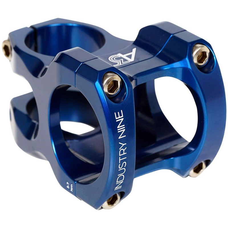 Industry Nine A318 Stem – 31.8mm Clamp – 40mm Length – Blue