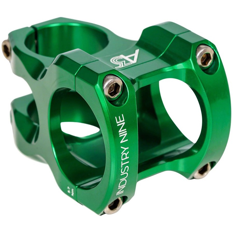 Industry Nine A318 Stem – 31.8mm Clamp – 40mm Length – Green