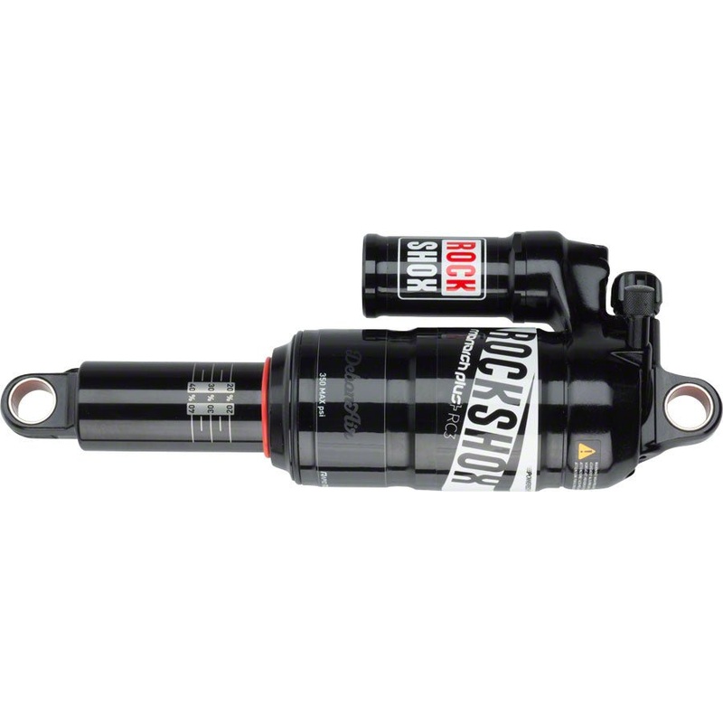 RockShox Monarch Plus RC3 Rear Shock – DebonAir – 8.25×2.35″ (210x60mm) – Fits 2012-2016 Trek Slash 27.5″ – Black – B3