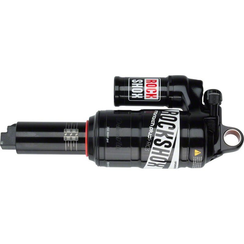RockShox Monarch Plus RC3 Rear Shock – DebonAir – 8.50×2.25″ (216x57mm) – Fits 2013-2019 SBC Enduro 27.5″/29″ – Black – B3