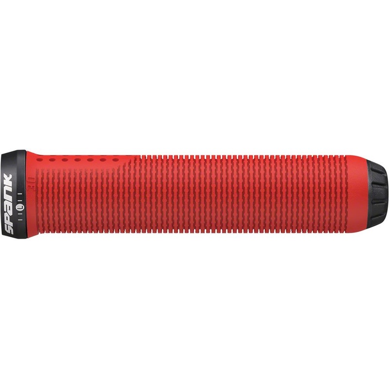 Spank Spike 30 Grips – 30mm Diameter Red