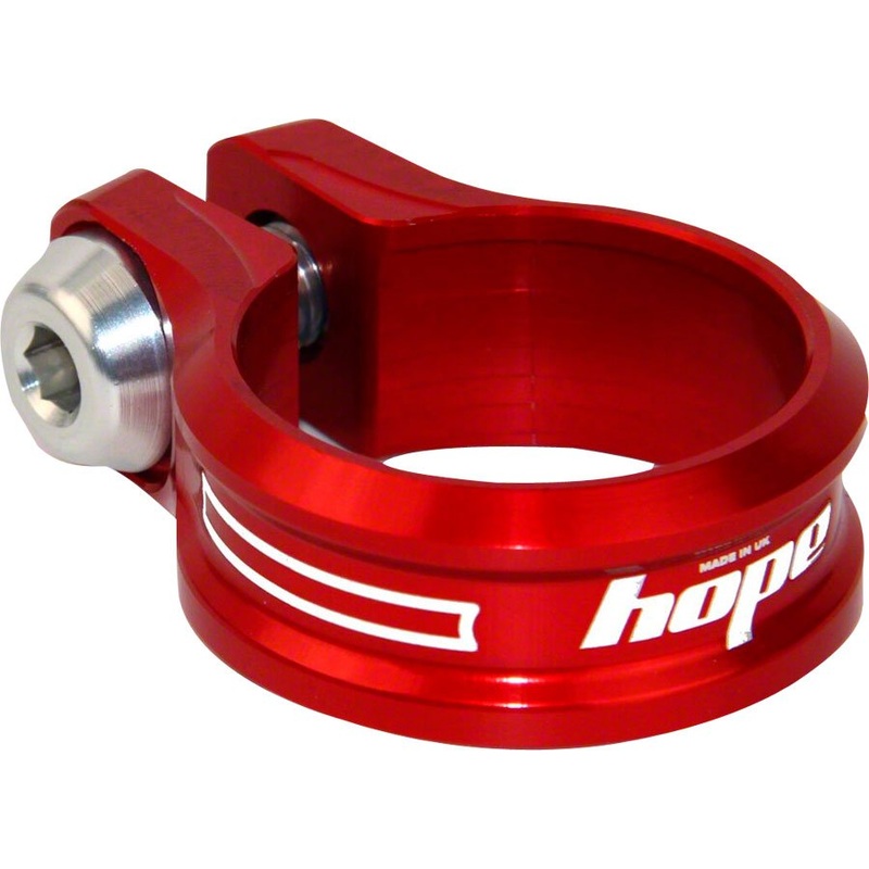 Hope Bolt Seat Clamp 34.9mm Red