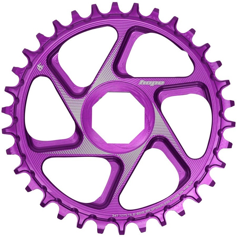 Hope Brose eBike Chainring – 34t Purple