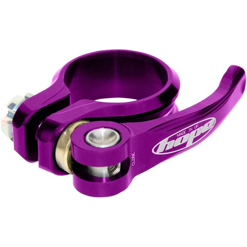 Hope Seat Seatpost Clamp – 31.8mm Purple QR