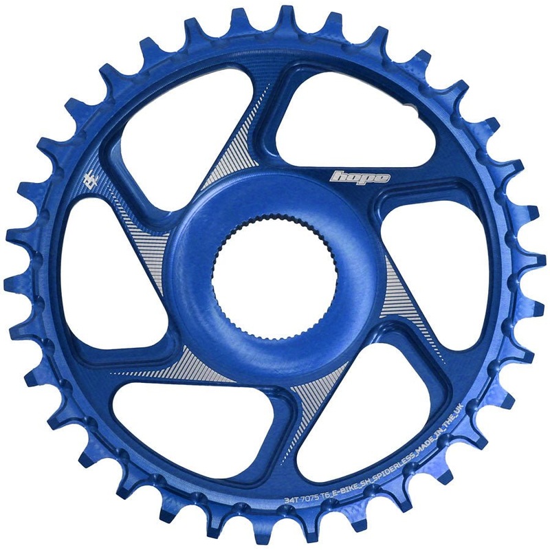 Hope Shimano eBike Chainring – 34t Blue