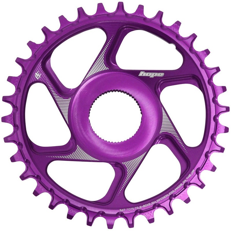 Hope Shimano eBike Chainring – 34t Purple