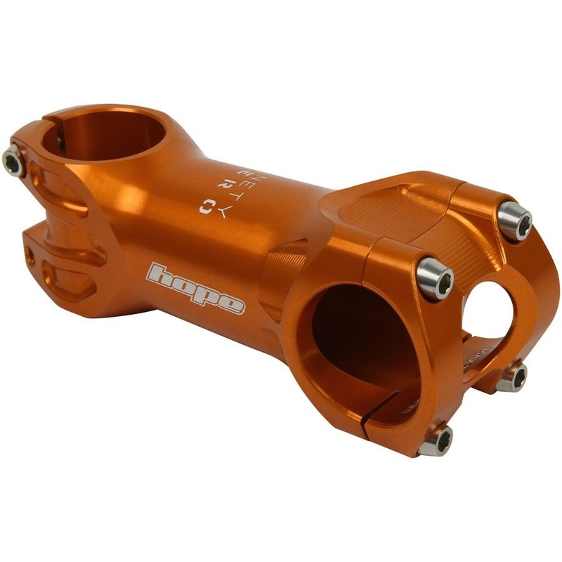 Hope XC Stem – 90mm 31.8 Clamp +/-0 1 1/8″ Orange