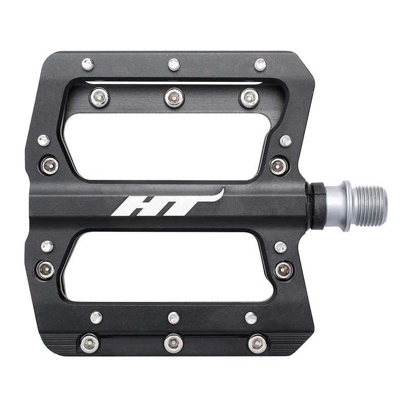 HT Components AN14A Nano Platform Pedals – Body: Aluminum – Spindle: Cr-Mo – Black