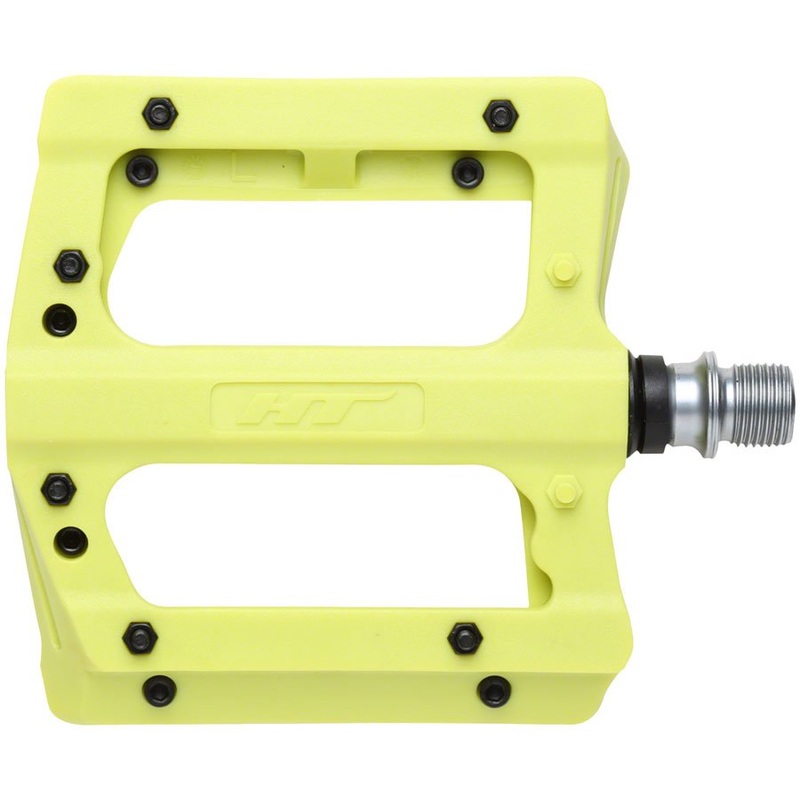HT Components PA12A Pedals – Platform Composite 9/16″ Neon Green