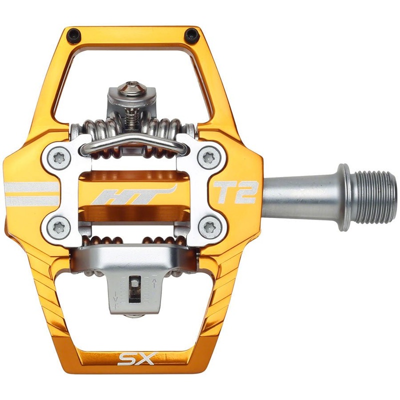 HT Components T2-SX Clipless Pedals – Orange