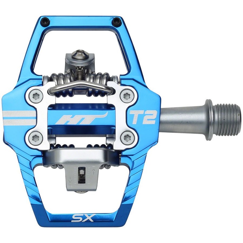 HT Components T2-SX Clipless Pedals – Royal Blue
