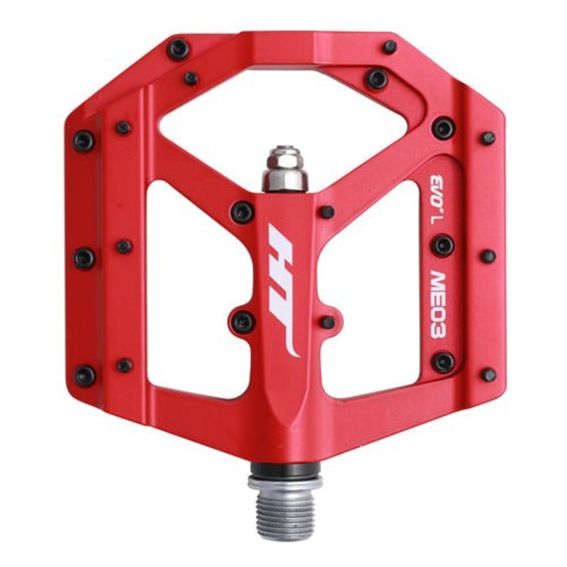 HT Pedals ME03 Evo+ Platform Pedals CrMo – Matte Red