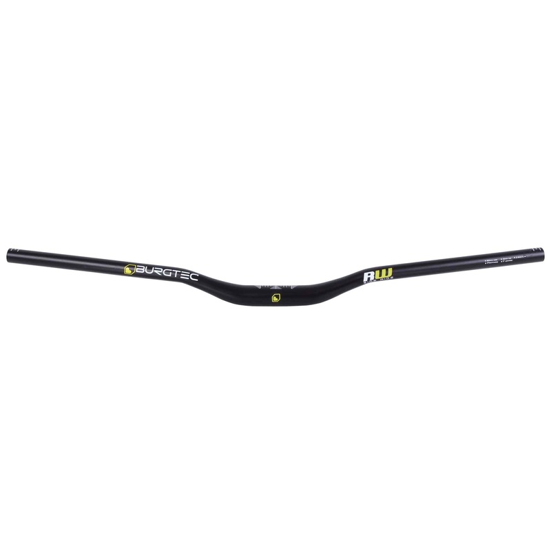 Burgtec Ride Wide Enduro Riser Bar – 31.8mm Diameter – 30mm Rise – 800mm Wide – Black